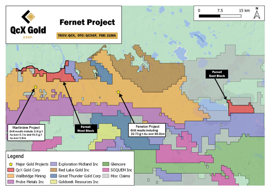 Fernet Project’s Proximity to Other Discoveries - gold mining 